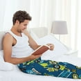thumbnail image 5 of Naloa Machinery Road Construction Pajama Pants Men, PJ Bottoms, Sleep & Lounge Pants-Medium, 5 of 6