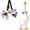 B, variant on Z52LingLing Decoration Halloween Porch Goose Fierce Ghost Bow Tie Figurine Costume