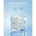 thumbnail image 3 of ORICO 2 Bay External Hard Drive Enclosure Max 32TB Aluminum 5Gbps USB3.0 HDD Docking Station Enclosure for 2.5''/3.5'' HDD SSD, 3 of 6