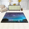 thumbnail image 3 of SKYSONIC Panorama View Milky Way Night Sky Lightweight Carpet Mats Area Soft Rugs Floor Mat Rug Decoration for Kids Room Living Room Bedroom 72 x 48 inches, 3 of 6