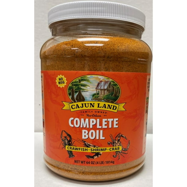 Cajun Land Complete Boil, Spices & Seasoning, 64 oz