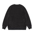 thumbnail image 4 of Ediodpoh Chandail-Over Homme Automne/hiver Patchwork Bicolore Col Rond Ample Design Poche Poitrine Décontractée Chandail à Capuche Mode Hommes Gris m, 4 of 9