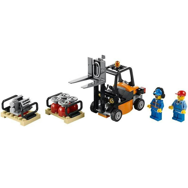 LEGO CITY Cargo Truck with 3 Minifigures Forklift Handtruck 60020