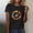 A21 Black, variant on Xdegoge 4th of July Sunflower Stars and Stripes Graphic T Shirt for Women Casual Short Sleeve Crewneck Leopard Print Patriotic Summer Holiday Tops Tees