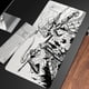 thumbnail image 5 of Alfombrilla de ratón XXL de Anime Dark Soul, alfombra con diseño de paisaje, alfombrilla grande para escritorio de juegos, alfombrillas de ratón con borde de bloqueo con impresión HD, 5 of 5