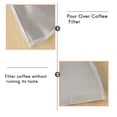 thumbnail image 5 of Reusable Pour over Coffee Filter Stainless Steel Fine Mesh Coffee Filter Drip Cone Paperless Univers, 5 of 5