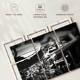 thumbnail image 6 of Elephant Stock Muscle Car Engine Wall Art - Horizontal Multi Panel Canvas - Living Room Wall Decor - Transportation Multi Panel - Black And Gray Decor - 45" x 28", 6 of 8