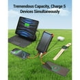 thumbnail image 4 of 45800mAh Solar Power Bank 15W Fast Charging, Solar Charger Compatible for iPhone, Android Phone, 4 of 7