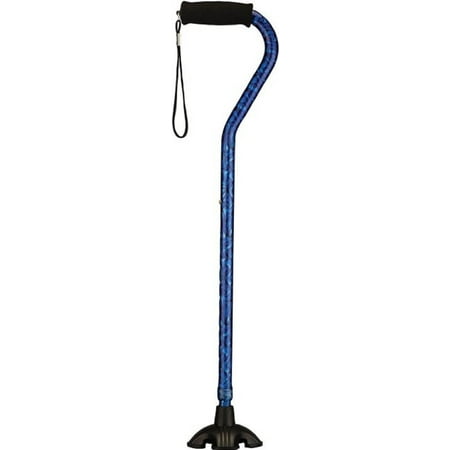 NOVA Medical Products S1070PL Sugarcane with Offset Handle, Blue Rain