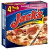 Jack's Sausage & Pepperoni Pizza, 4 Count
