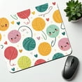 thumbnail image 6 of Kawaii Yarn Balls Knitting Crochet Mouse Pad Low Profile Gaming Mat, 6 of 7