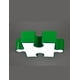 thumbnail image 2 of Lampara De Techo Rompecabezas Infantil Verde, 2 of 5