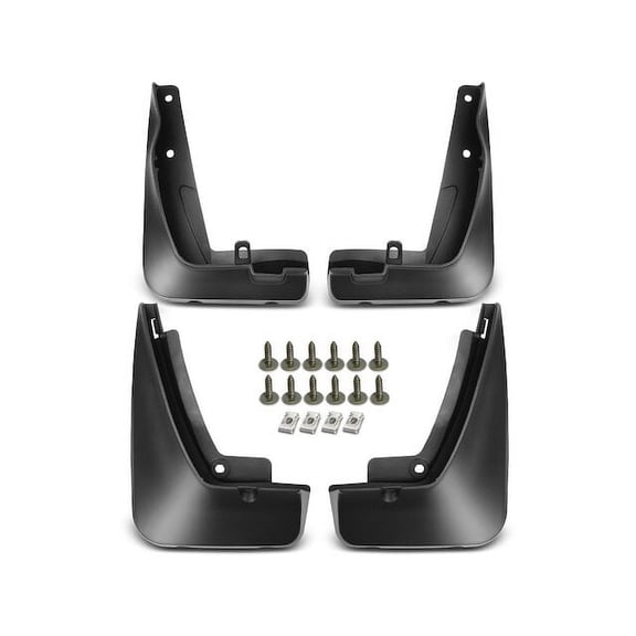 Mud Guard Set 4 - Compatible with 2001 - 2006 BMW 325Ci Base 2002 2003 2004 2005