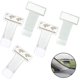 thumbnail image 1 of Soporte de tickets de estacionamiento, 5 uds. transparente para parabrisas de coche, soporte de clip de coche transparente, clip de aviso compatible con portatarjetas de coche Afortunado Sencillez, 1 of 5