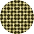thumbnail image 1 of Ahgly Company Machine Washable Indoor Round Transitional Midnight Gray Area Rugs, 3' Round, 1 of 7