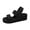 Black, variant on Women's Platform Wedges Sandals 2026 Slingback Lightweight Elastic Ankle Strap Low Wedge Walking Sandals Comfortable Slip On Casual Shoes Outdoor Beach Vacation Flatform Sandal Beige 38(US-7)
