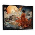 thumbnail image 2 of Designart "Asian Art Winds" Asian Floater Framed Canvas Wall Art, 2 of 7