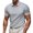 Gray, variant on Summer Men's Short Sleeve Pullover Button Turn-Down Collar T-Shirt Solid Color Quick-Dry Breathable Lightweight Moisture-Wicking Running Athletic Top for Marathon Running