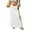 White, variant on LYMAYTER Women Fashion Denim Skirt Summer Loose Straight Skirt for S-XL Casual Jean Long Skirt
