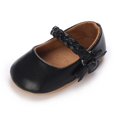 thumbnail image 6 of nvzhuang Baby Girls Shoes, Soft Sole PU Leather Bow Crib Shoes Non-slip Flats Toddler Shoes, 6 of 8