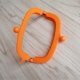 thumbnail image 4 of Purse Closure Hardware Clutch Frame Handbag 16.5Cm Orange Semicircular Plastic Set, 4 of 4