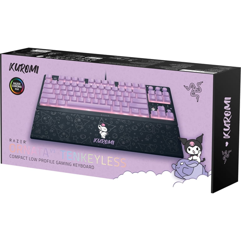 Razer Ornata V3 Tenkeyless Low Profile PC Gaming Keyboard, Kuromi