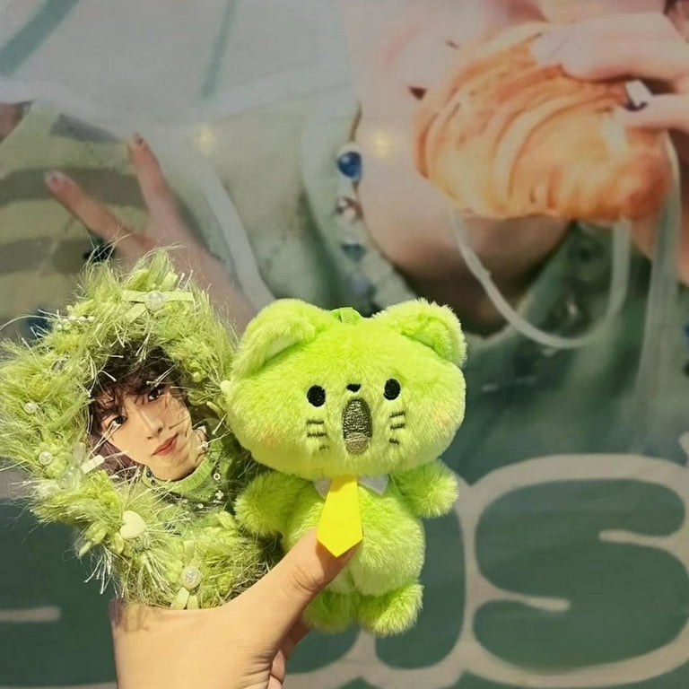 NCT WISH YUSHI ぬいぐるみ Kpop NCT WISH Yushi Plush Keychain - Green Cat Doll Stuffed