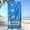 light blue, variant on Customizable Name Beach Towel, Absorbent Quick Dry Marine Animal Printed Towel for Outdoor Swimming Camping Trip