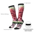 thumbnail image 4 of Gaeub Watermelon Splash Realism Art Printed Design Socks Stretchy High Tube Socks for Men Women Teens , Softball Soccer Socks for Hiking, Sport, 4 of 6