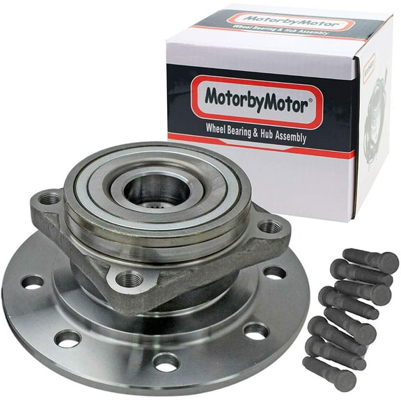MotorbyMotor Front Wheel Bearing and Hub Assembly Replacement for 1994 1995 1996 1997 1998 1999 Dodge Ram(4WD), 1998 1999 Dodge Ram 3500 (RWD) Hub Bearing w/8 Lugs-515070