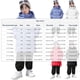 thumbnail image 2 of Parkas de manga larga unisex, chaqueta de plumón de color liso, mediana a larga, informal, gruesa, de invierno, blanca, con capucha, de manga larga, abrigo de poliéster para niños., 2 of 8