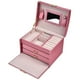 thumbnail image 2 of Caja organizadora de almacenamiento Nikou de Cuero PU para relojes y joyas, 2 of 9