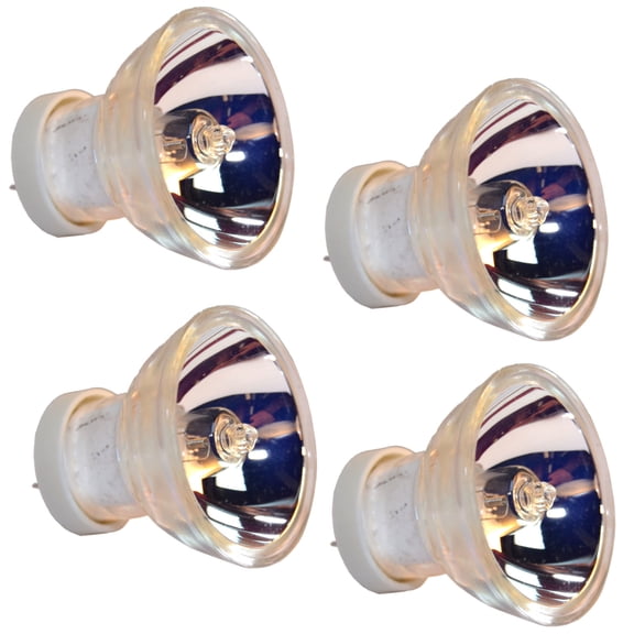 HQRP 4-Pack 12V 75W MR11 Shape G5.3-4.8 Base Halogen Lamp bulb for Degussa Degulux / 2352-3301