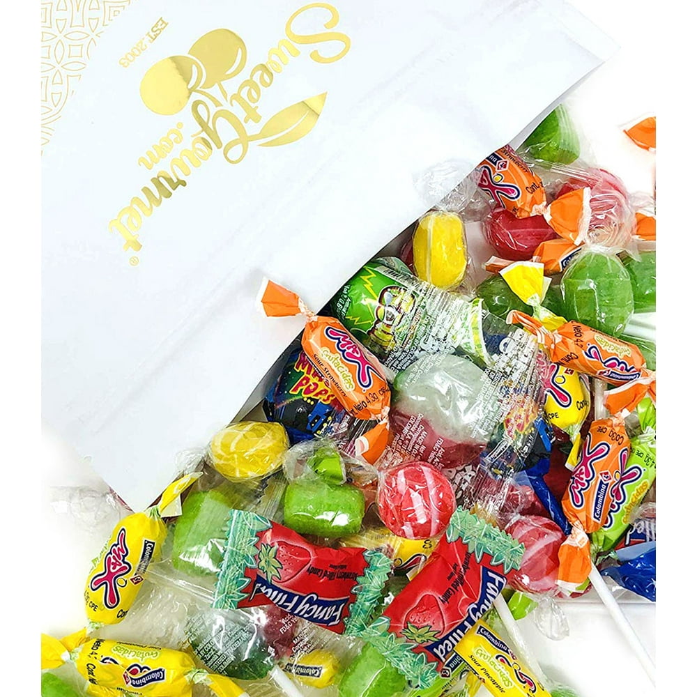 SweetGourmet Fun Mix Candy Lollipops Hard Candies Filled Candies Bubble Gum Pops Chewy