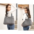 thumbnail image 3 of Bolsos de hombro para mujer Bolso de lona Bolso de mano para el trabajo Shopper Travel Black TUNC Sencillez, 3 of 5