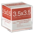 thumbnail image 4 of Studio Decor 3.5" x 3.5" Acrylic Photo Cube Basics - Holds 6 Images for Home, Office, & Classroom - Bulk 12 Pack, 4 of 4