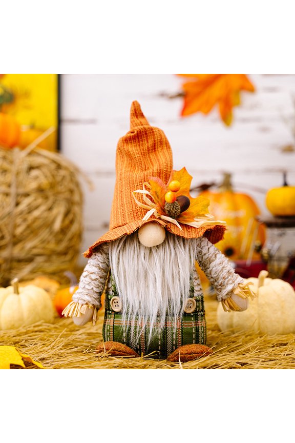 Thanksgiving Gnomes Plush Fall Decorations Autumn Harvest Farmhouse Tiered Tray Decor Thanksgiving Day Gift Idea Handmade Shelf Swedish Gnomes Nisse Scandinavian Elf Dwarf Home Ornaments