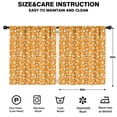 thumbnail image 2 of Blackout Kids Curtains,Yellow Puppy Dog Food Footprints Childrens Insulated Curtains Set Of 2,Bedroom Essentials,Toddler Room Decor 52x63in(132x160cm), 2 of 4