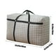 thumbnail image 3 of Bolsa De Almacenamiento De Tela Oxford Bolsa De Almacenamiento Grande De Tela Oxford Gris, Organizador Para Ropa De Viaje Y Equipaje, Con Compartimentos, Xl (1 Unidad) Rkxzt, 3 of 7