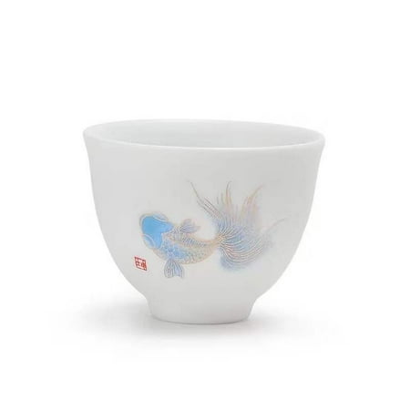 

Ceramic Whiteware Tea Cup Set Kung Fu Tea Set Ceramic Tea Cup Individual Cup Master Cup Teacup Small Tea Cup Ceramic Teacups