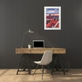 thumbnail image 3 of Bibikow, Walter 23x32 White Modern Wood Framed Museum Art Print Titled - Sweden-Gotland Island-Visby-high angle city view-dusk, 3 of 4
