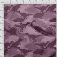 thumbnail image 4 of oneOone Velvet Light Pink Fabric Animals Craft Projects Decor Fabric Printed By The Yard 58 Inch Wide, 4 of 7