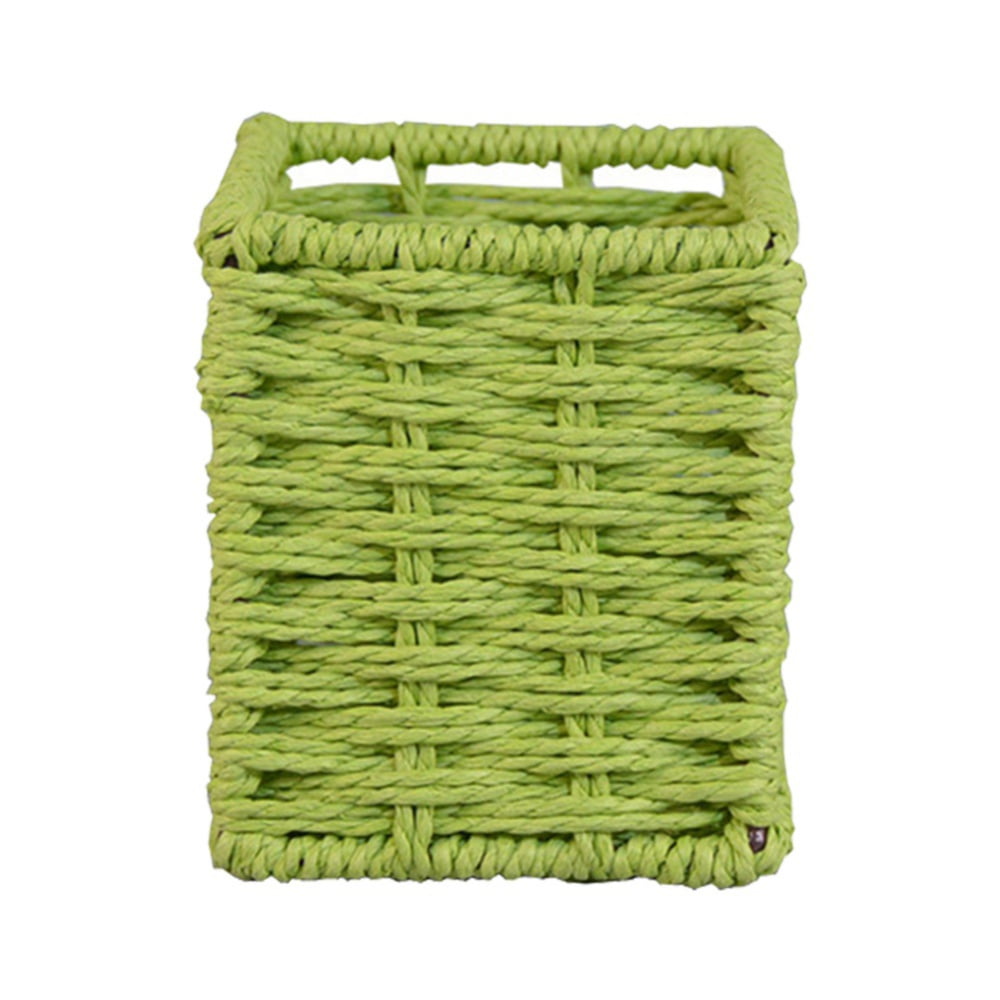 HOTWINTER Woven Storage Baskets, Handmade Wicker Desktop Storage Basket
