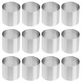 thumbnail image 1 of 12 moldes redondos de acero inoxidable para mousse y tartas., 1 of 7