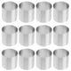thumbnail image 1 of 12 moldes redondos de acero inoxidable para mousse y tartas., 1 of 5