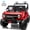 Red, variant on Joyracer 24V 4WD Ride on Toys with Remote Control, 2 Seater Kids Electric Car 9AH Battery Powered Truck Vehicle Powered 4-Wheeler Toy w/ Spring Suspension, Bluetooth Music, Gift for Boys Girls Pink