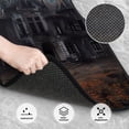 thumbnail image 3 of Fuzoiu Gloomy Mansion Forest Scene Print Carpet Floor Mats for Car,Car Foot Mat Set,Universal Fit 4 Piece Mat Pad Set,Fits Most Cars Trucks Vans Sedans SUV Auto Carpet Mat Se, 3 of 7