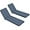 Blue, variant on XgoodX Outdoor Chaise Lounge Cushions Set of 2, 72 x 21 x 3 in Patio Recliner Chair Pads, Fade-Resistant Sun Lounger Cushions with Removable Covers for Poolside, Deck, Lawn, or Beach Chairs，Gray