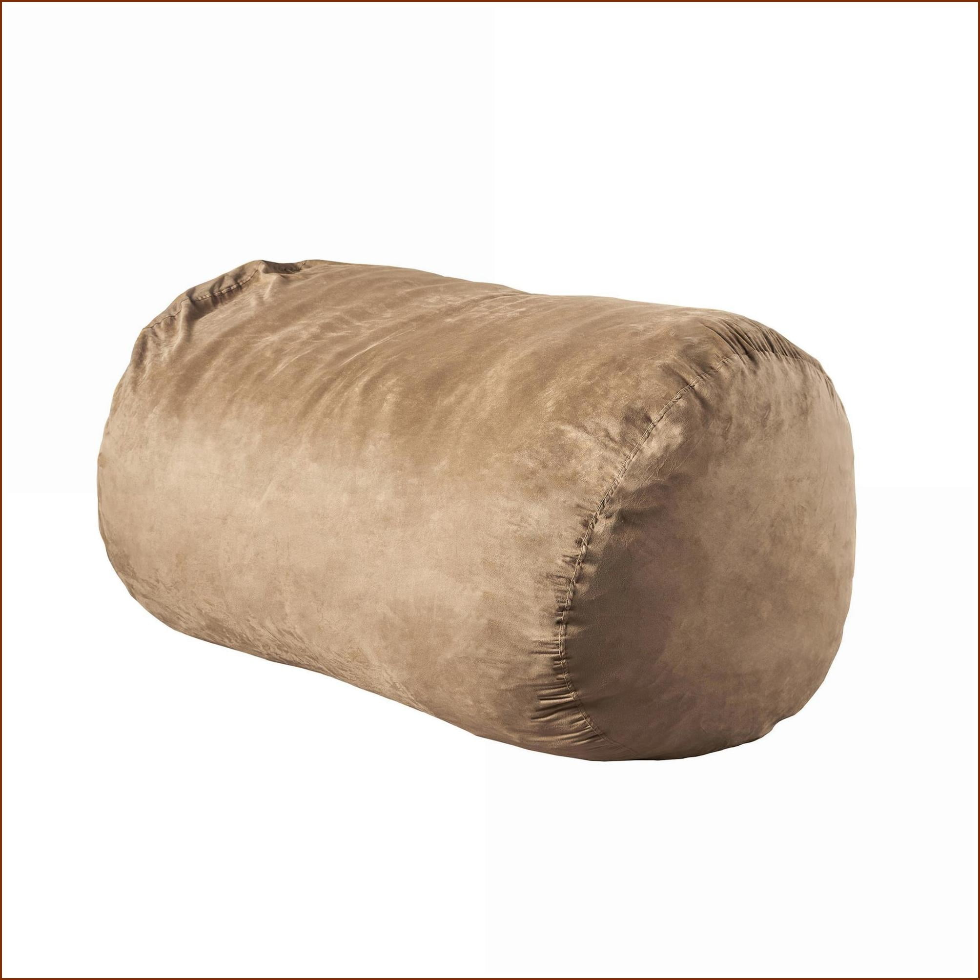 Marlin 6.5ft Cylindrical Bean Bag Chair for Adults | Tuscany | Microfiber