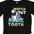 thumbnail image 4 of Inktastic Watch out I've Got My First Tooth Boys or Girls Long Sleeve Baby Bodysuit, 4 of 5